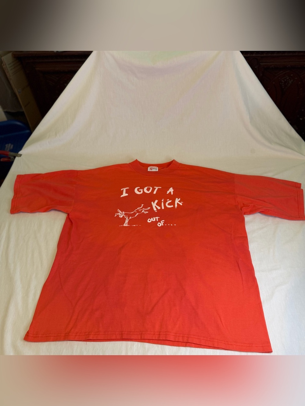 Unisex Sunbelt Red Graphic Short-Sleeve
Tee - "I Got a Kick"